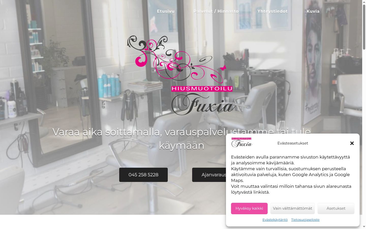 Screenshot tal-banner tal-kunsens muri qabel kwalunkwe interazzjoni