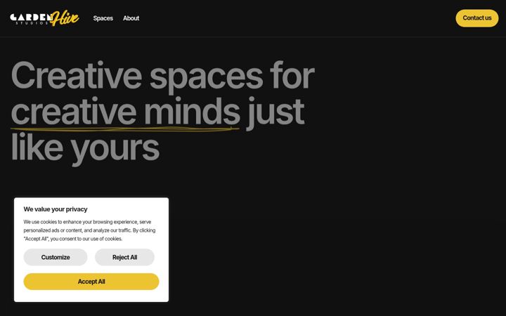 Screenshot of hive-gardenstudios.com