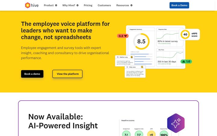Screenshot of hive.hr