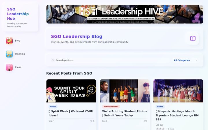 Screenshot of hive5kid.org