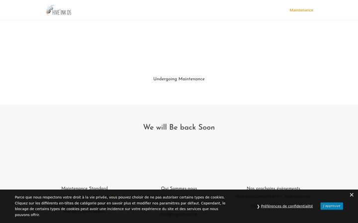 Screenshot of hiveink-ds.com