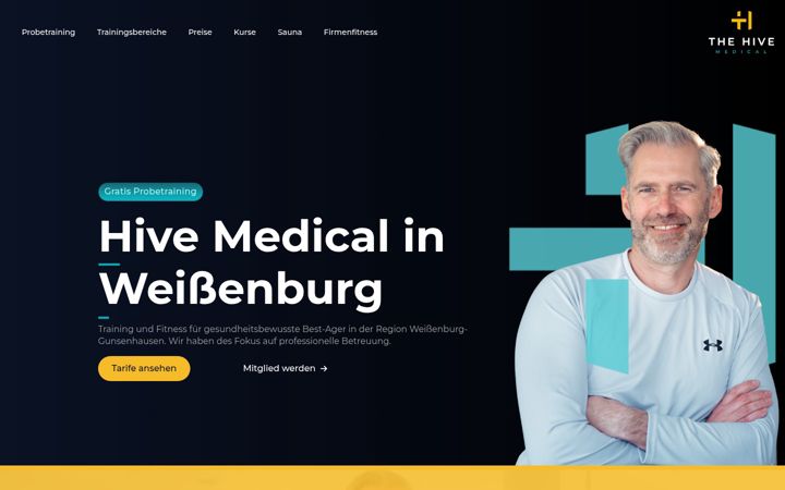 Screenshot of hivemedical.de