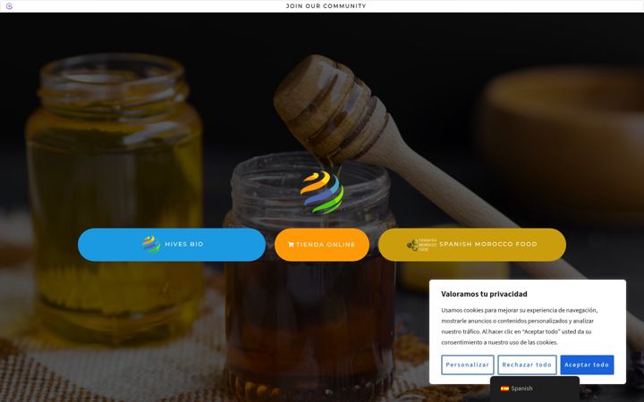 Screenshot of hives.es
