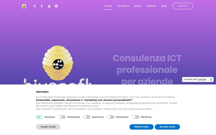 Screenshot of hivesoft.it