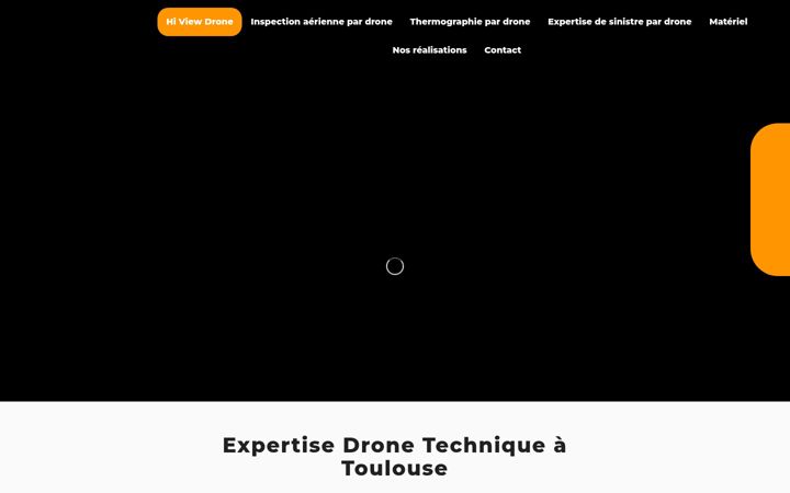Screenshot of hiviewdrone.fr