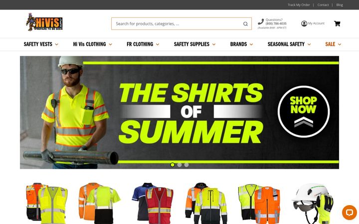 Screenshot di hivissupply.com