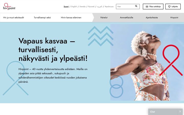 Screenshot of hivpoint.fi