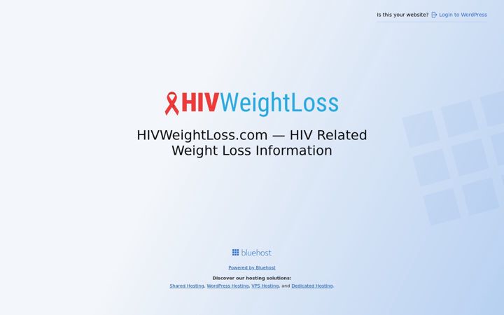Screenshot of hivweightloss.com