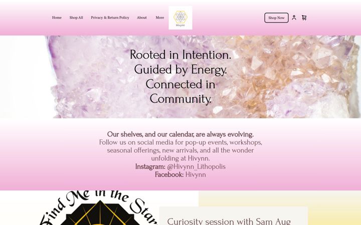 Screenshot of hivynn.org