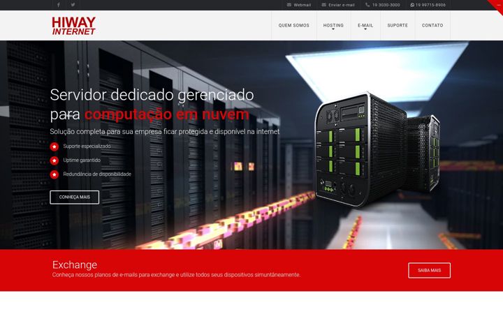 Screenshot of hiway.com.br