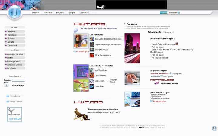 Screenshot of hiwit.org