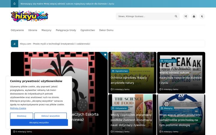 Screenshot of hixyu.com