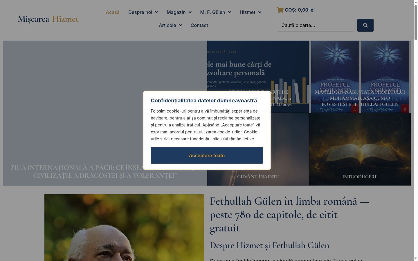 Screenshot van de toestemmingsbanner zoals getoond vóór enige interactie