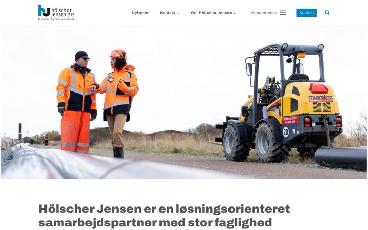 Screenshot of hj-as.dk