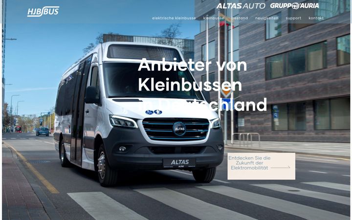 Screenshot of hjb-bus.de