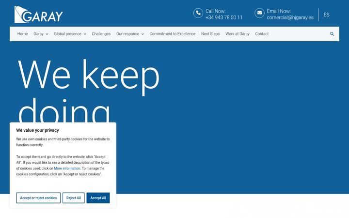 Screenshot of hjgaray.com