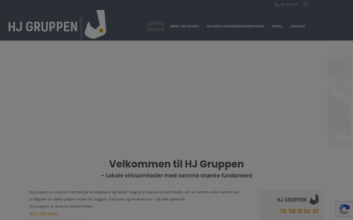 Screenshot of hjgruppen.dk