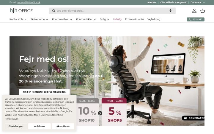 Screenshot of hjh-office.dk