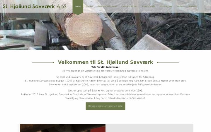 Screenshot of hjoellundsavvaerk.dk