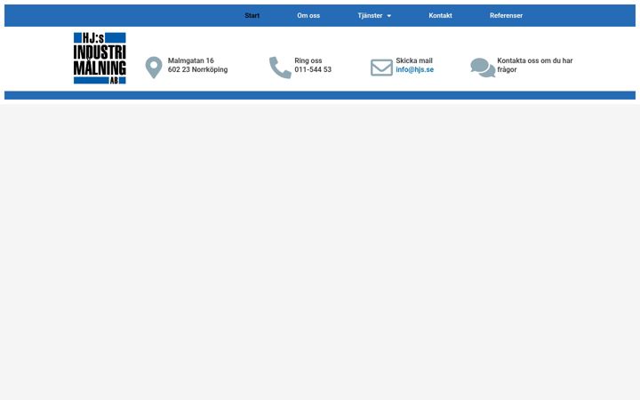 Screenshot of hjs.se