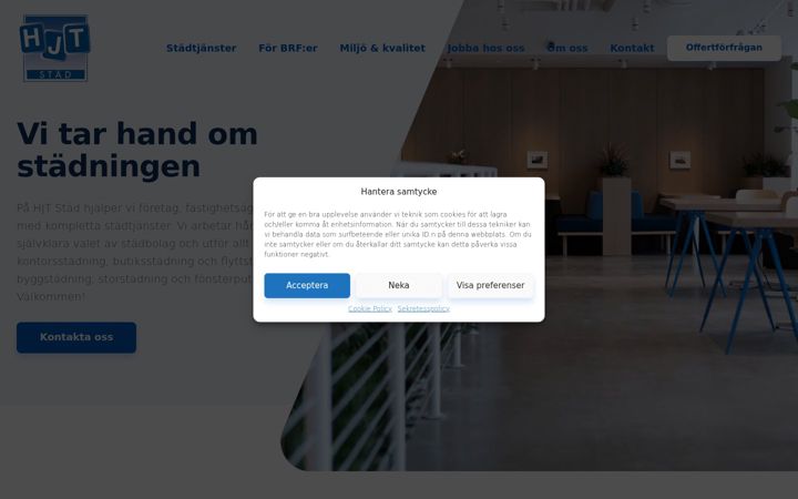 Screenshot of hjt-stad.se