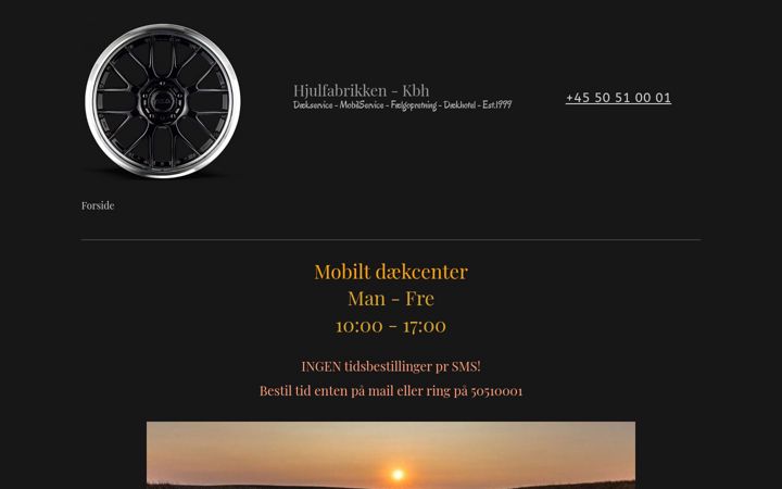Skjámynd af hjulfabrikken.dk