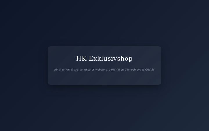 Screenshot of hk-exklusivshop.ch