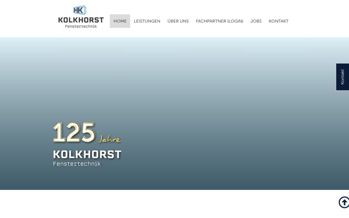 Screenshot of hk-fenstertechnik.de
