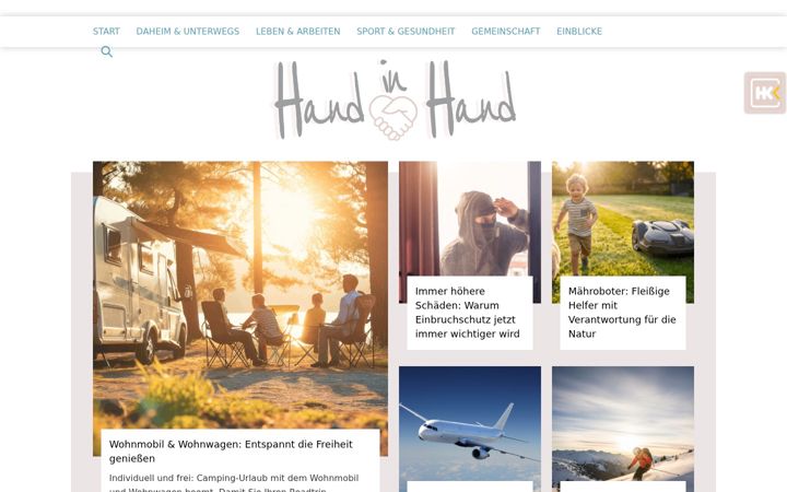 Screenshot of hk-handinhand.de