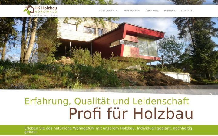 Képernyőkép: hk-holzbau-nordwald.at