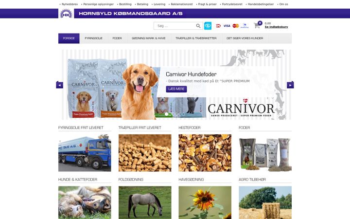 Screenshot of hk-hornsyld-shop.dk