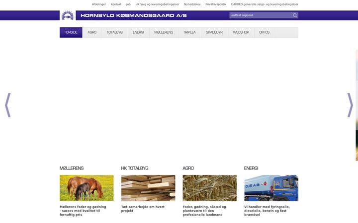 Screenshot von hk-hornsyld.dk