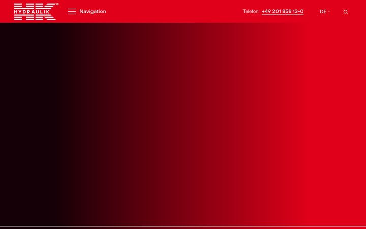 Screenshot of hk-hydraulik.com