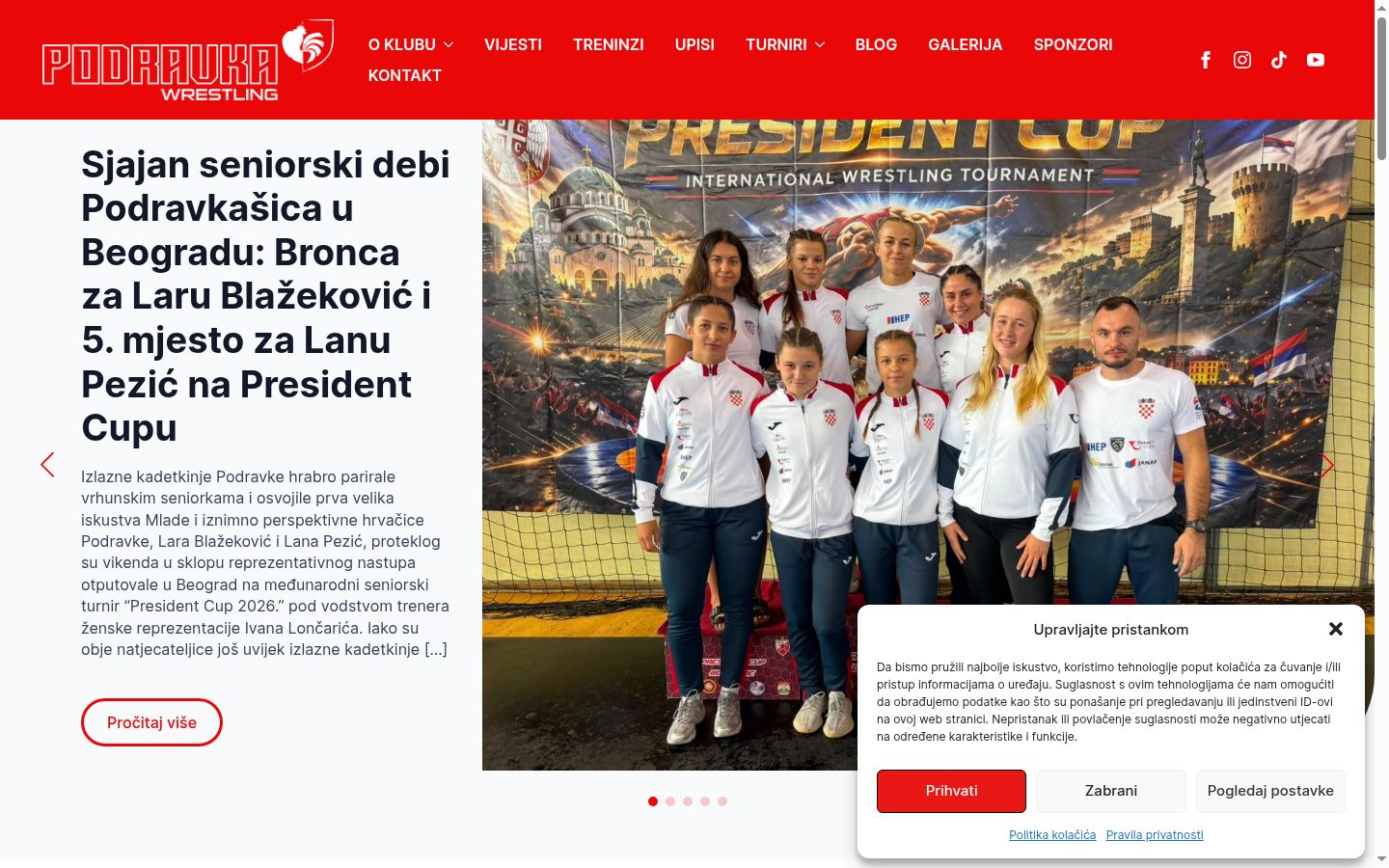 Sutikimo reklamjuostės, rodytos prieš bet kokią sąveiką, ekrano kopija