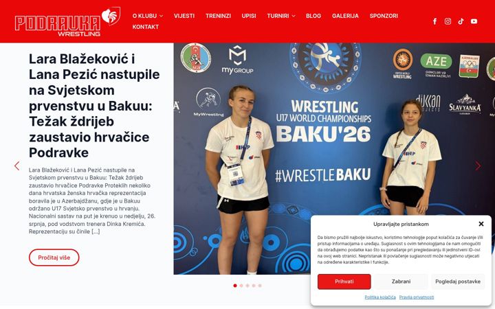 Screenshot of hk-podravka.hr