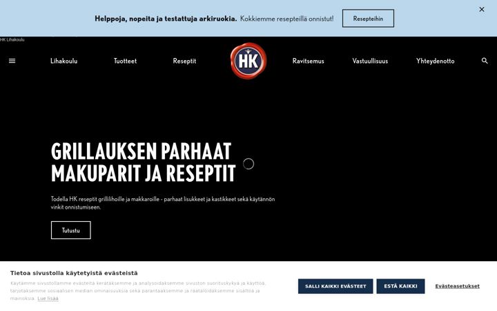 Screenshot of hk.fi