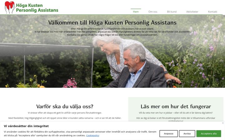 Screenshot of hkassistans.se