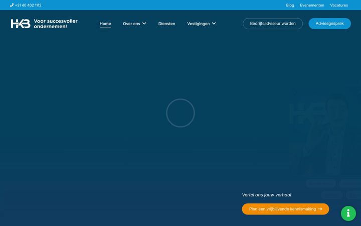 Screenshot of hkb-advies.nl
