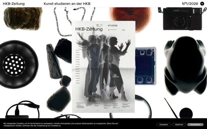 Screenshot of hkb-zeitung.ch