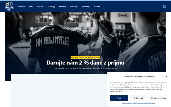Screenshot of hkbojnice.sk