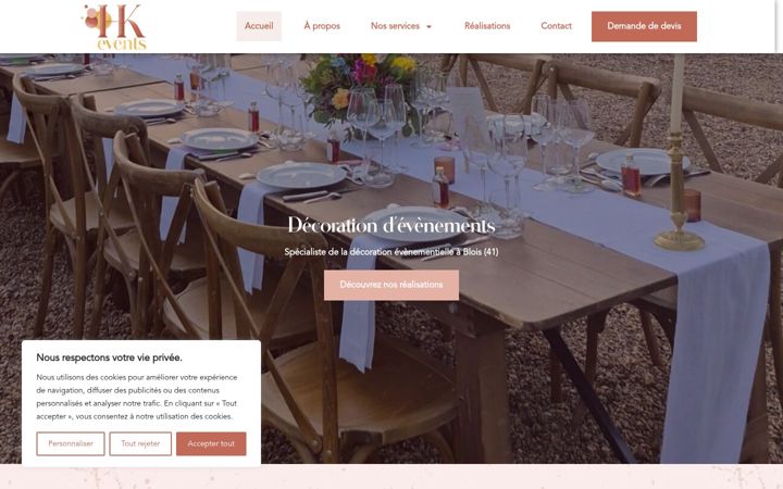 Screenshot of hkeventsdeco.fr