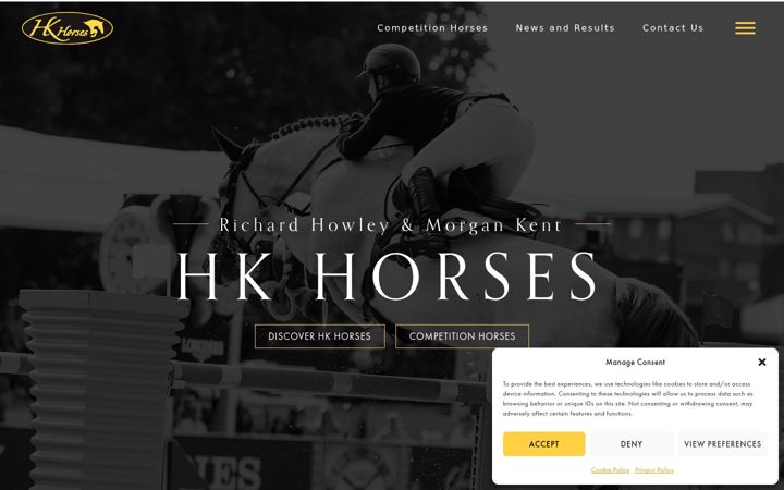 Screenshot of hkhorses.co.uk