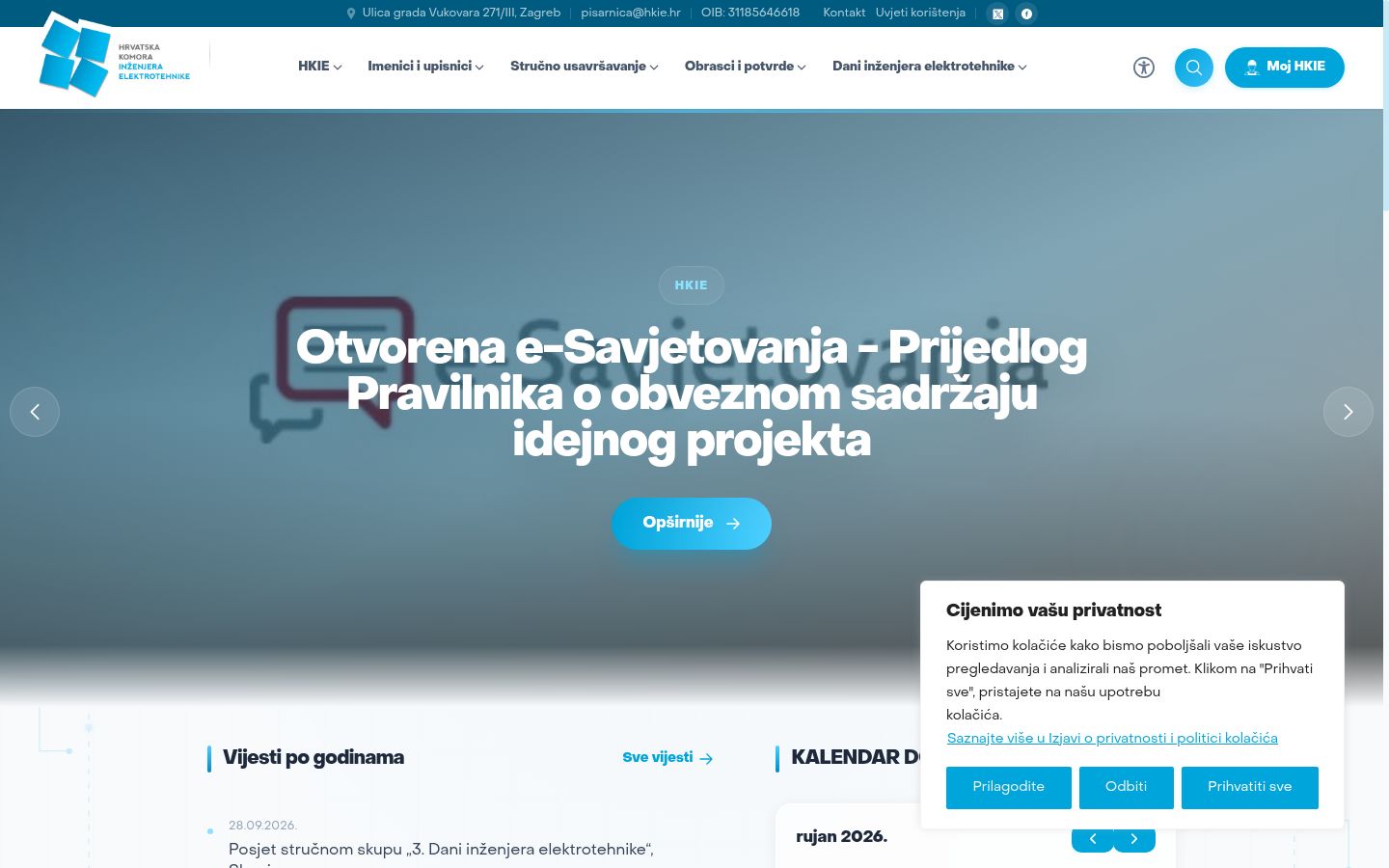 Snímek obrazovky baneru souhlasu zobrazeného před jakoukoli interakcí