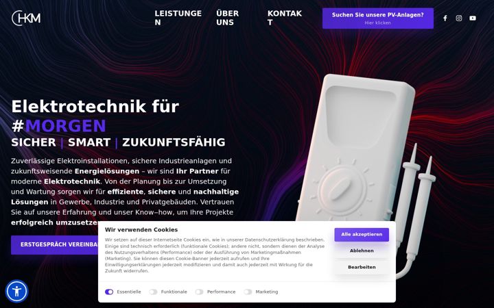 Screenshot of hkm-service.de