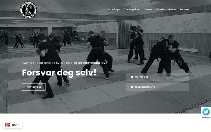 Screenshot of hkmk.no