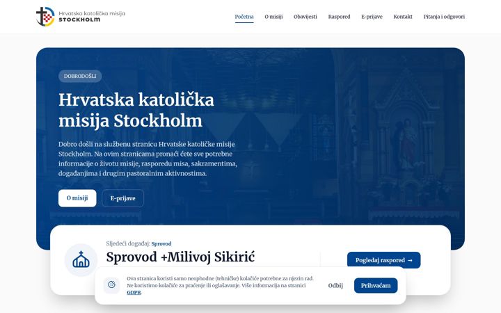 Screenshot of hkmstockholm.se