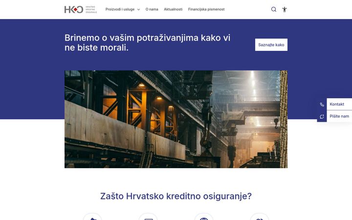 Screenshot of hkosig.hr