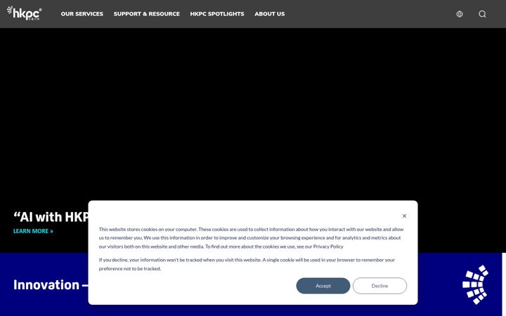 Screenshot of hkpc.org