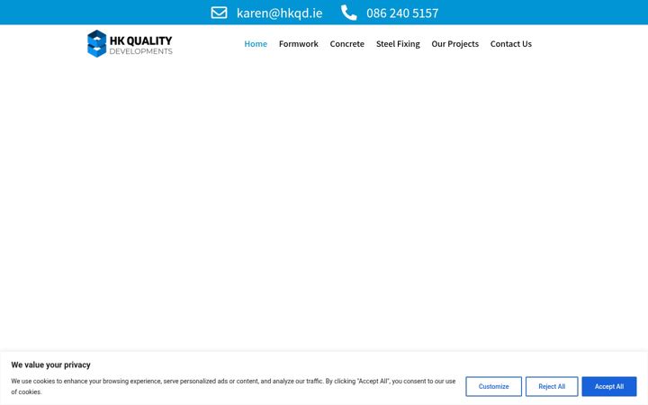 Screenshot of hkqd.ie