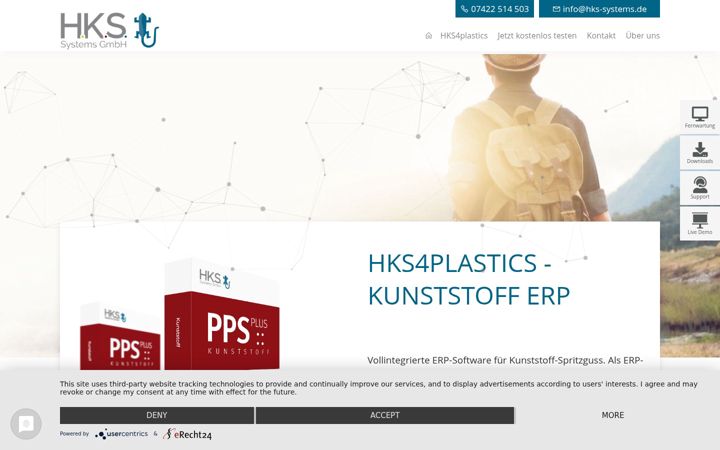 Screenshot of hks-systems.de